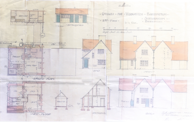 Scan of one of the plans (available in high resolution on request)
