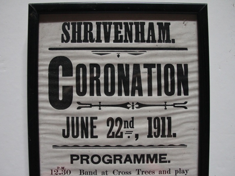Coronation 1911, Shrivenham programme