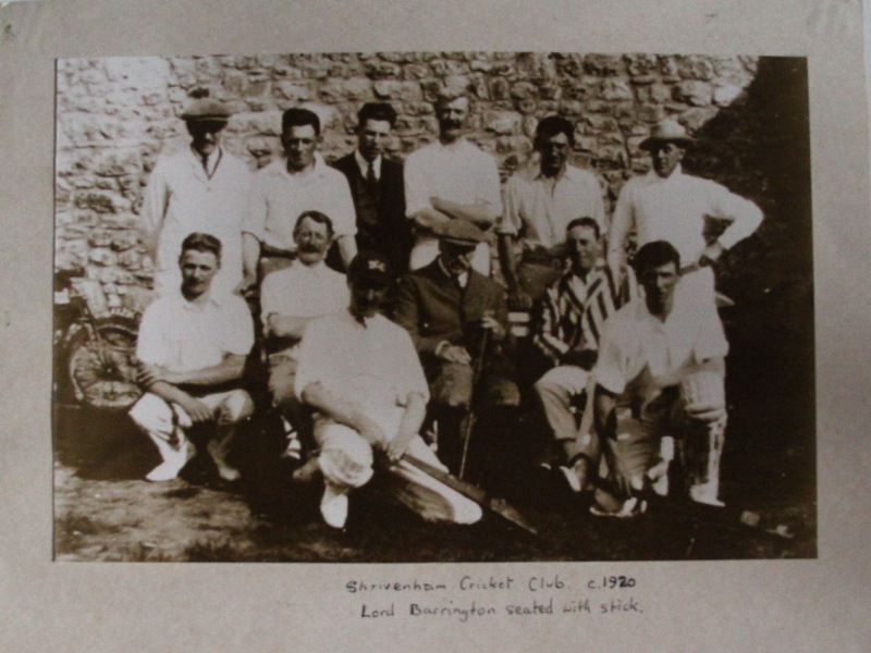Shrivenham Cricket Club with Lord Barrington 
