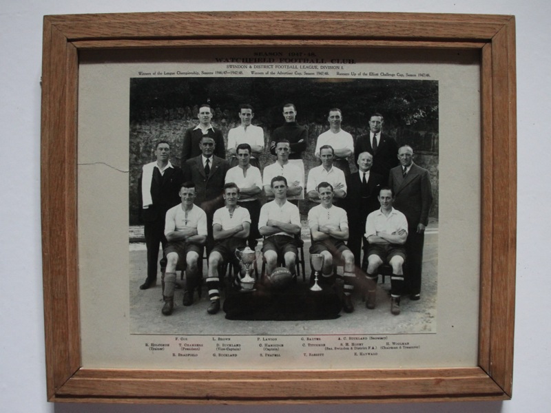 Watchfield Football Club 1947-48 framed photo
