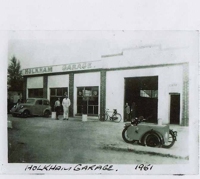 Holkham Garage 1951 - later STS