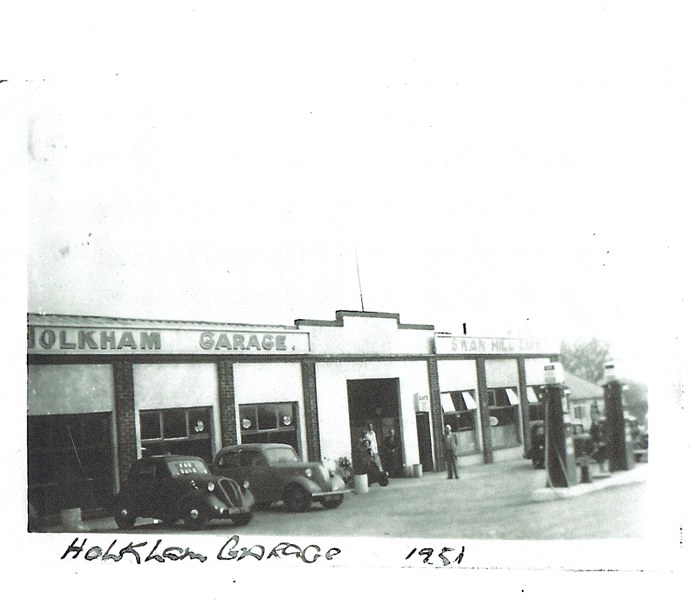 Holkham Garage 1951 - later STS