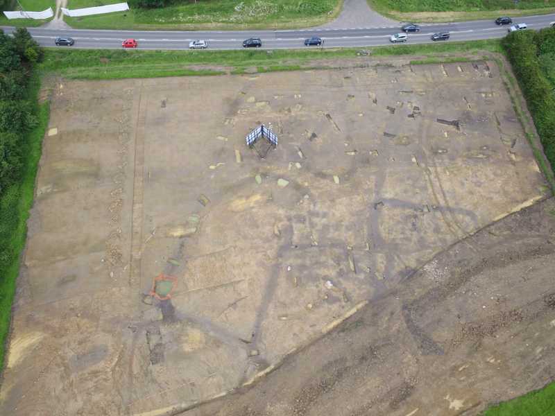 Gable cross Roman site 1. Photo by Neil B. Maw