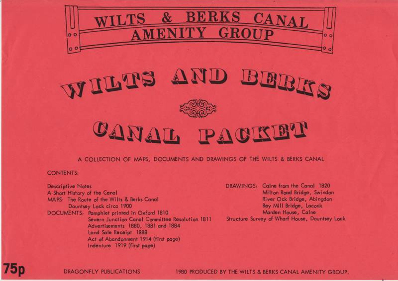 Front cover of the Canal Packet