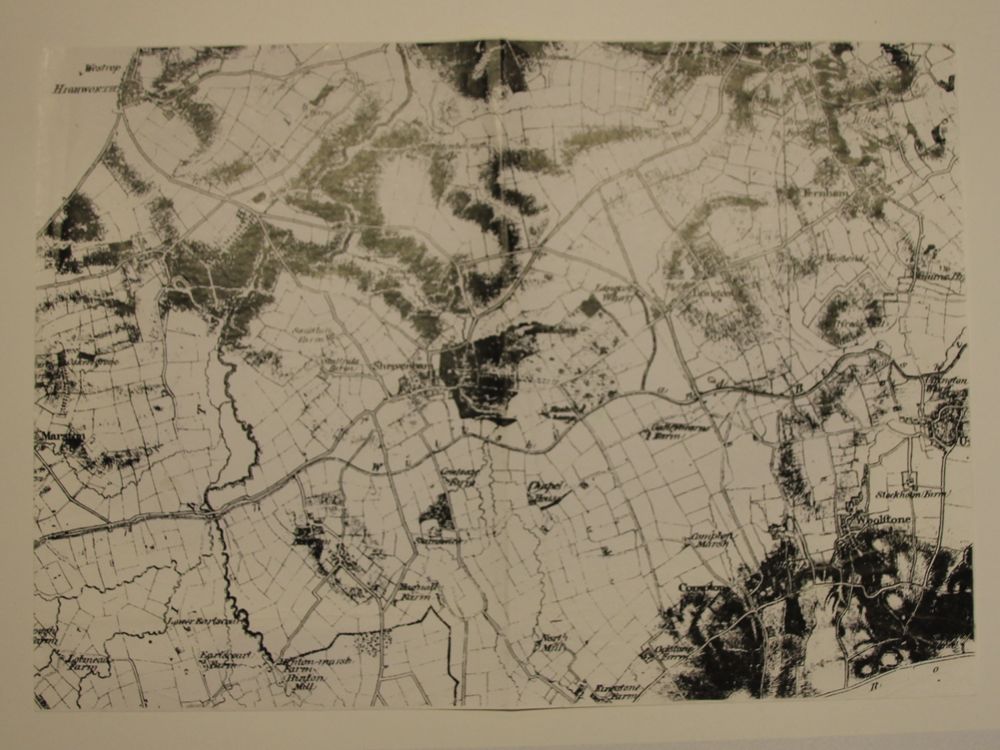 OS survey map of Shrivenham 1811 to 1814