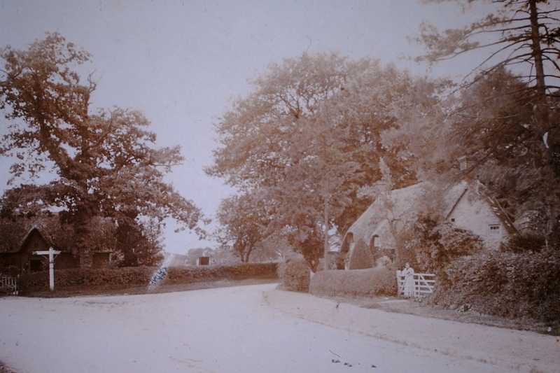 The area of Shrivenham called West End, the junction of Station Rd and Townsend Rd