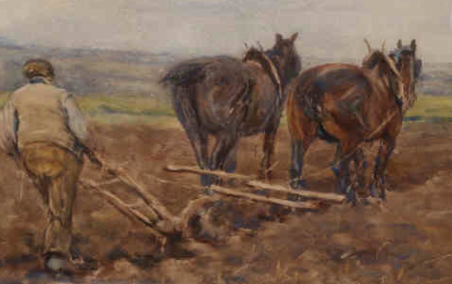 Image for the Agriculture category. Painting by James William Booth