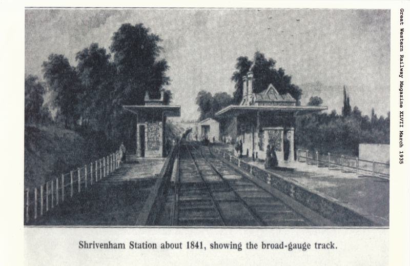 Shrivenham Station from around the time it opened in 1841