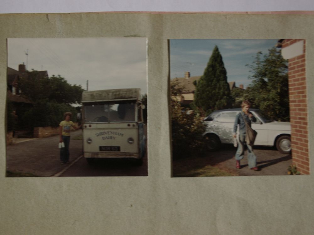 Shrivenham milkman and post boy in 1978