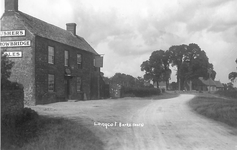 The King & Queen Inn at Longcott circa 1925. Photo courtesy of Paul Williams