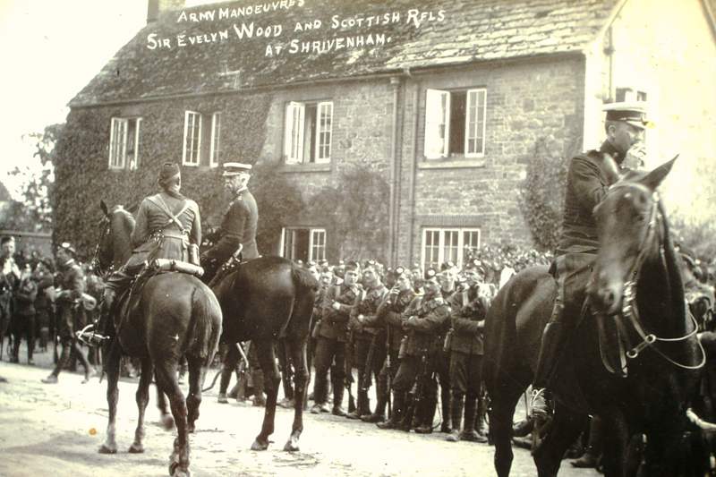 Outside Ivy House, Shrivenham High St