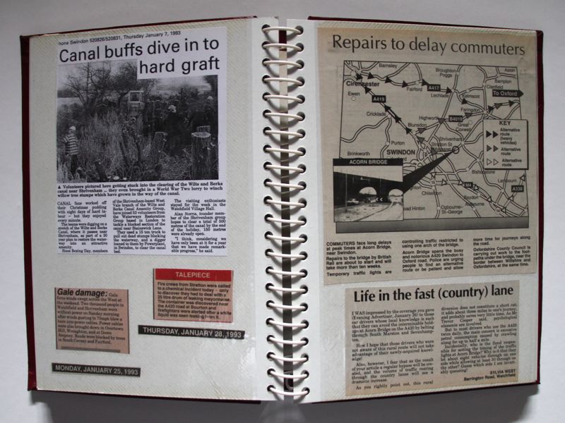 Shrivenham newspaper cuttings May 1991 - June 93