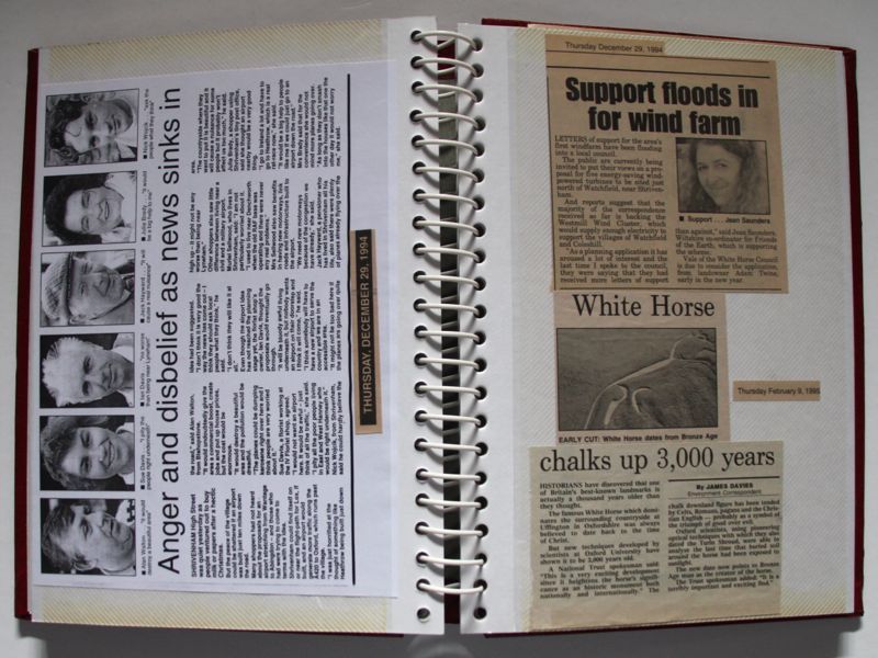 Shrivenham Newspaper clips Nov 1993 - July 1995