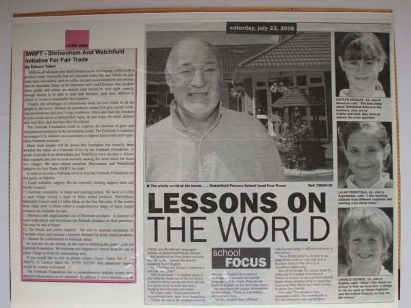 Shrivenham Newspaper Aug 2005 - Jan 2006