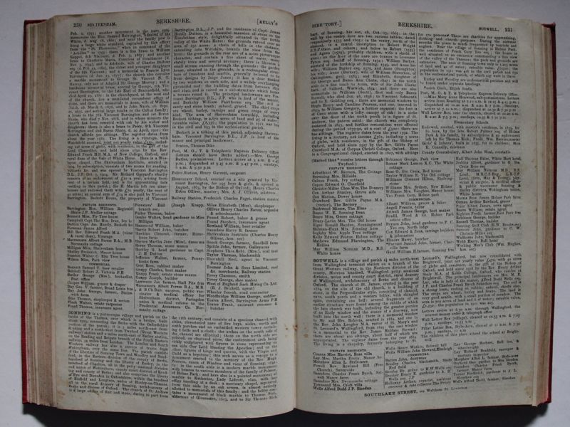 Kelly's Directory of Berkshire 1915