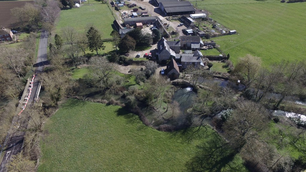 West Mill House, the Mill and the Bridge