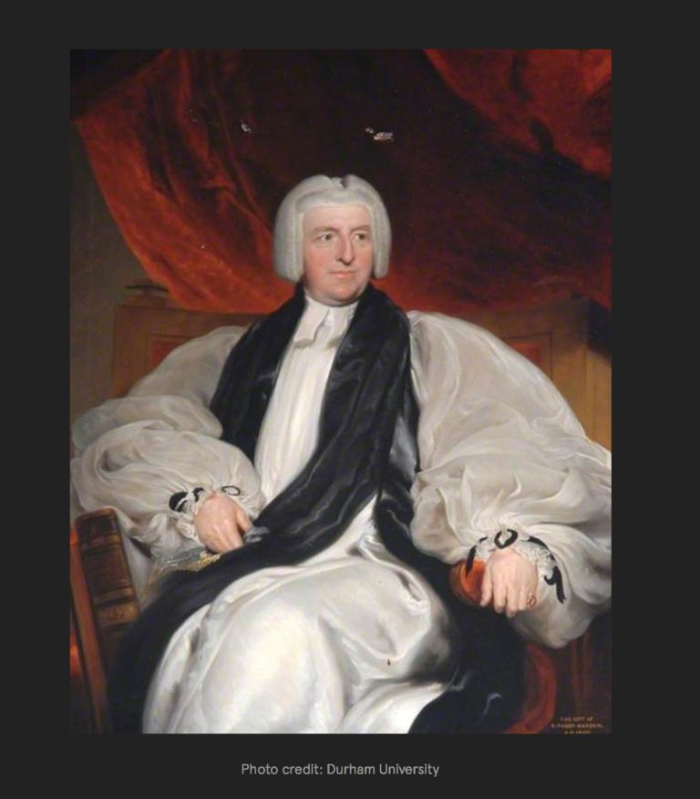 The Hon Shute Barrington - Lord Bishop of Durham. 