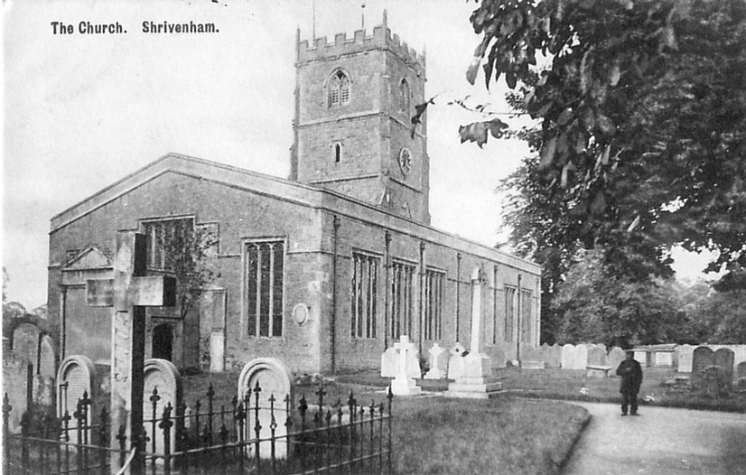 Shrivenham Church in 1910. Photo courtesy of Paul Williams