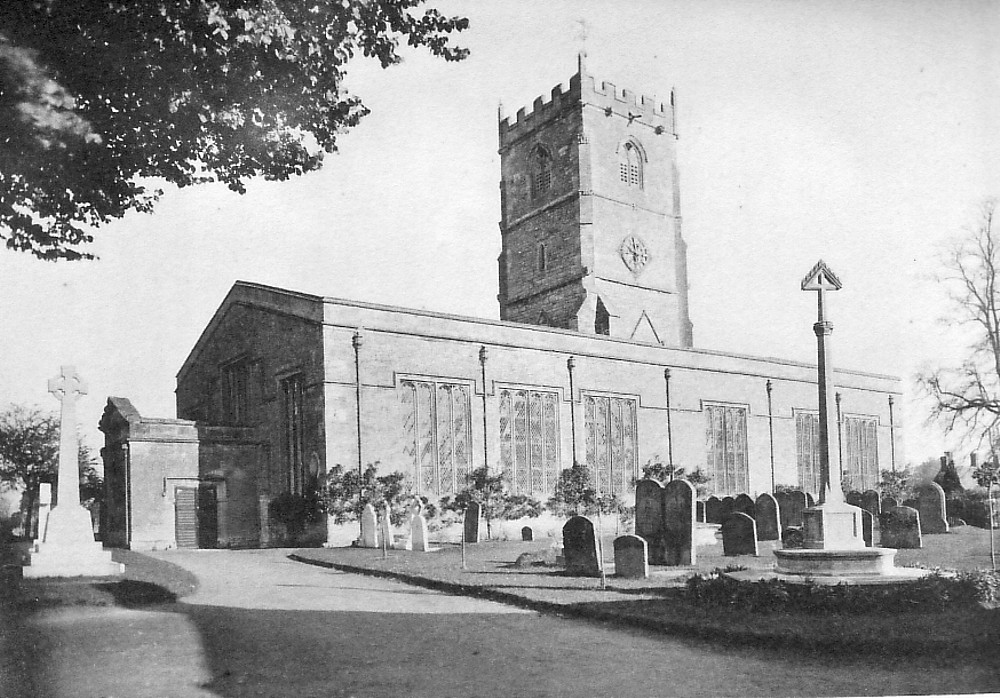 St Andrews approx 1925, just after Alice Milligan's funeral. Photo courtesy of Paul Williams