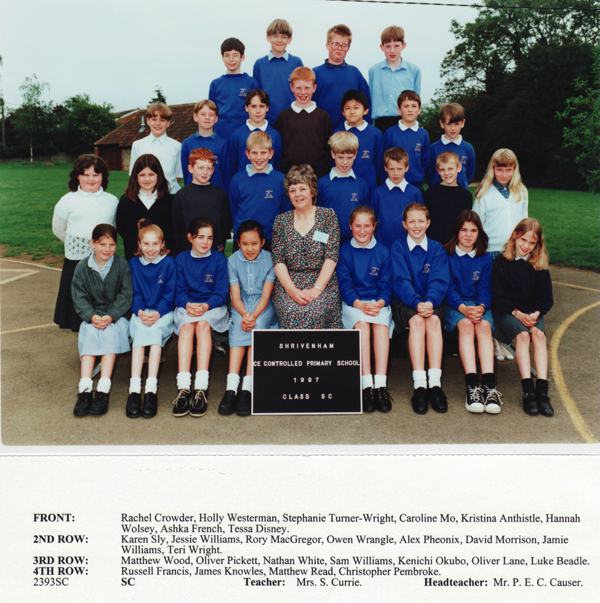 Shrivenham School class SC from 1997