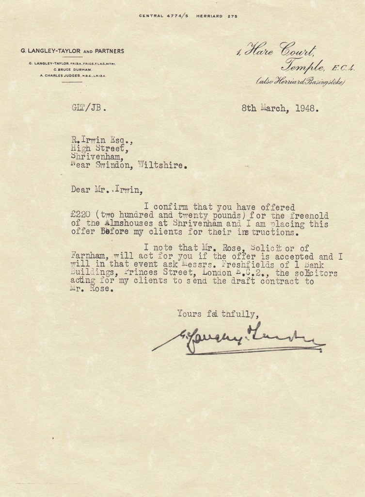 Scan of the original letter